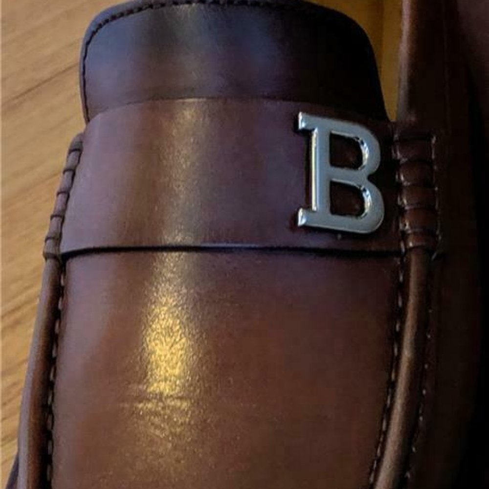 Men's Bally "Piveo" Leather Loafers/Drivers - Picture 2 of 6